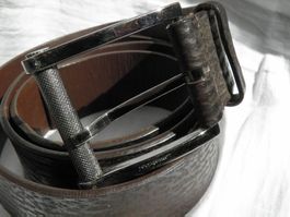 Orig. Designer Herrengürtel Salvatore FERRAGAMO Braun 100cm