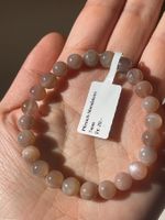 Hochwertig Pfirsich-Mondstein Armband,Edelstein Armband