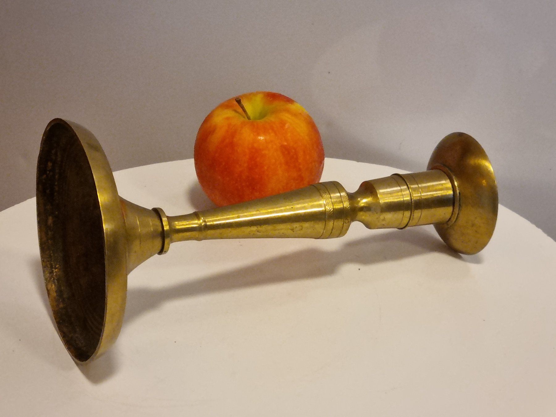 Portacandele: Vintage Messing Kerzenständer 18 cm – Usato da Scharnachtal venduto da devin03 1