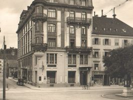 LA CHAUX-DE-FONDS: Hotel Central de Paris, cpa photo ~1930