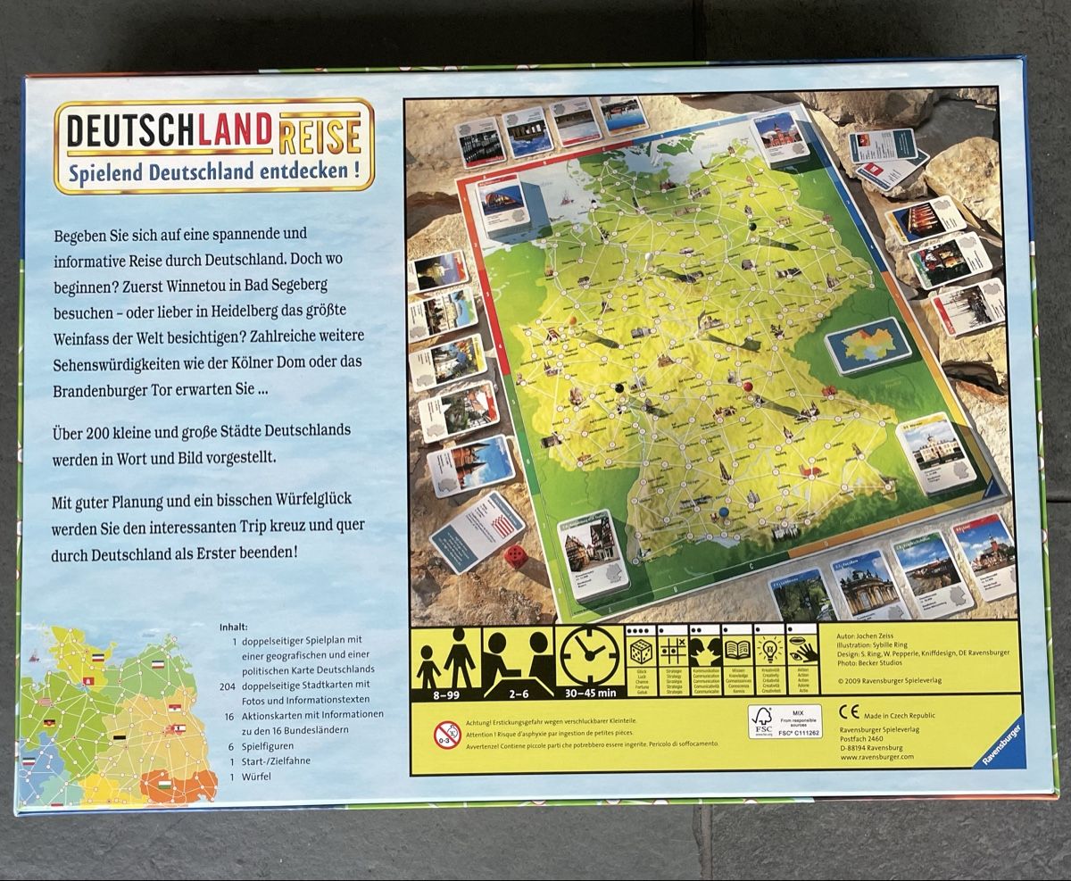 Ravensburger Spiele: Deutschlandreise - Gesellschaftsspiel – Gebraucht aus Zollikon von yul_5wgc 1