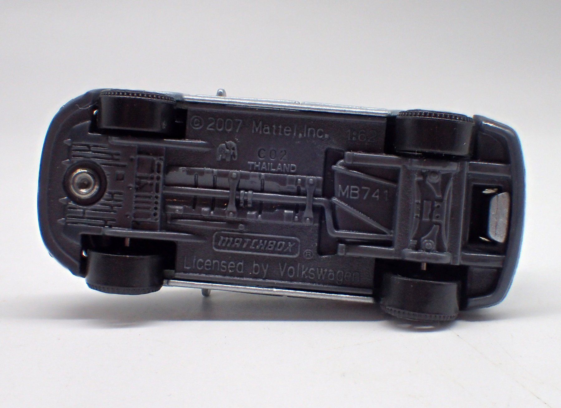 Matchbox Modellini d'auto: Matchbox VW Caddy Quick Steam Cleaners grau/gris – Usato da Ostermundigen venduto da archeopteryx 5