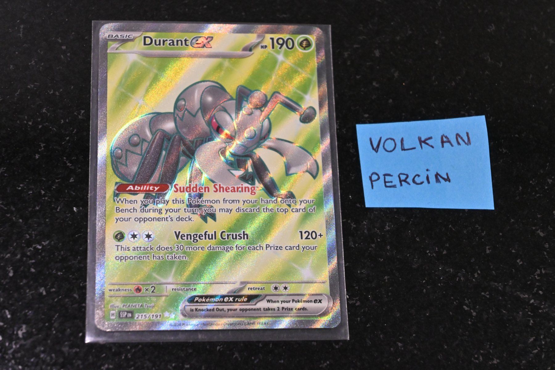 Pokémon Carte collezionabili: Durant ex #215 Pokemon Surging Sparks – Nuovo (secondo la descrizione) da Aigle venduto da PSAPOKEVOVO