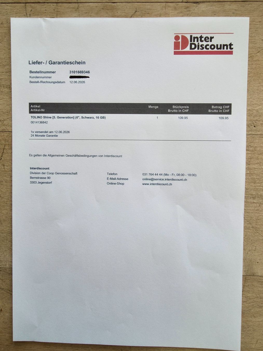 Tolino Tablet PC: Tolino Shine E-Book Reader 5. Generation – Neu (gemäss Beschreibung) aus Erlach von Shawana 4