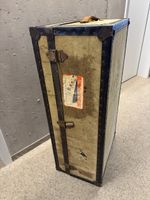Großer Vintage Koffer / Reisetruhe Watajoy (Cunard White Sta