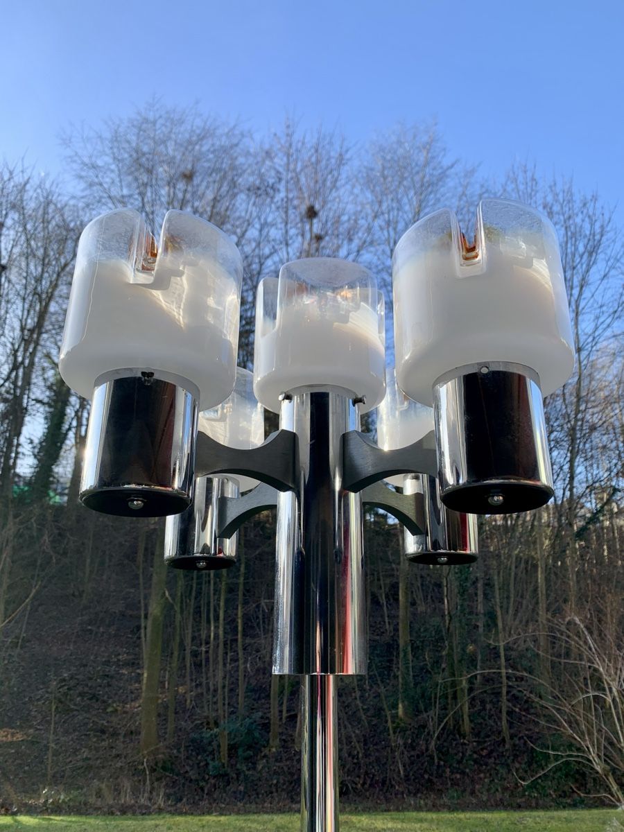 Lampen: Vintage Brutalist Sciolari Lampe 1970er Space Age – Gebraucht aus Fribourg von GBT42 5