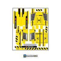 Lego Stickerset für Set 8043