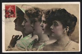 Foto-AK NPG NR 385 /4: Porträts von 5 s