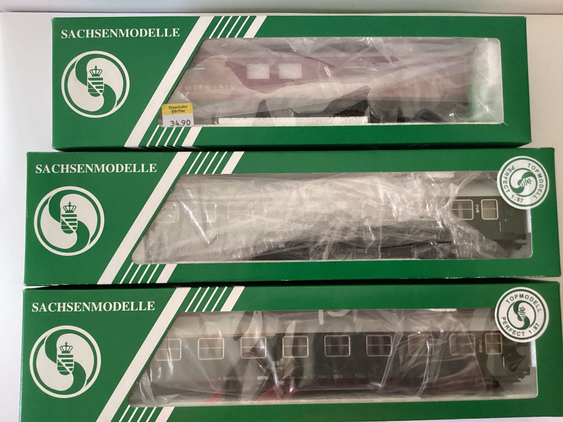 Tillig Modelleisenbahnen: Sachsenmodelle 14339 14342 14365 DR Typ Y Mitropa H0 1:87 – Gebraucht aus Effretikon von simtek_de 6