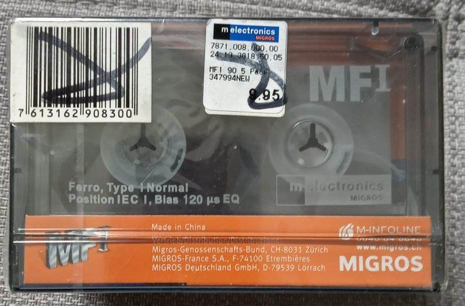 Musicassette: M Electronics MF I 90 cassettes MC / Pack 5 x - scellées – Nuovo e nell'imballaggio originale da Le Locle venduto da borgespatricia 2