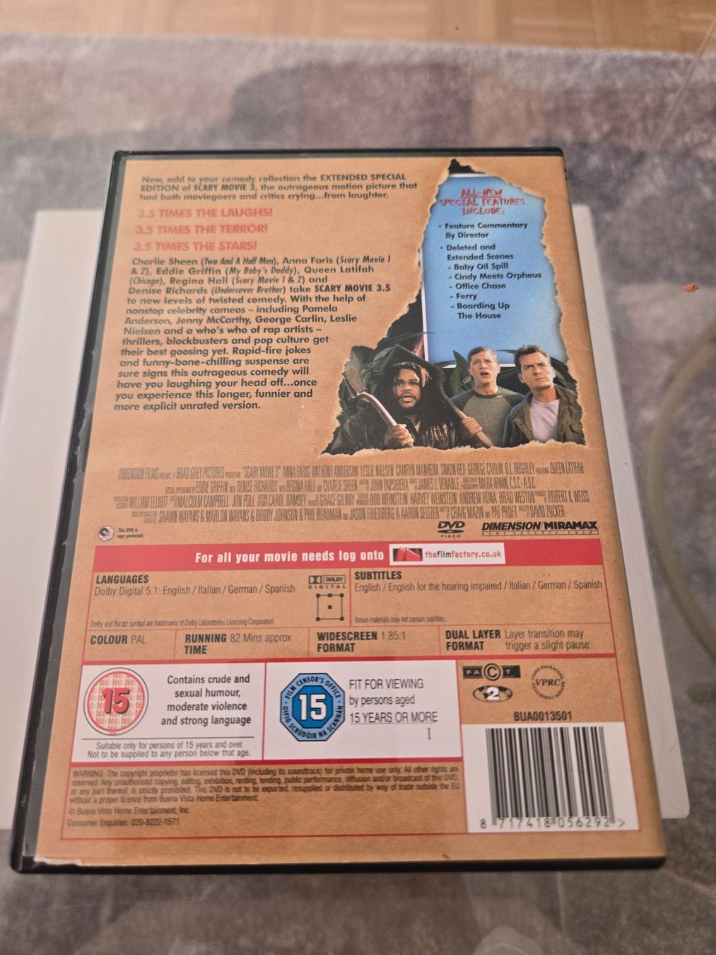 Tutti i DVDs: Scary Movie 3.5 DVD – Usato da Bussigny venduto da Kfdlt 1