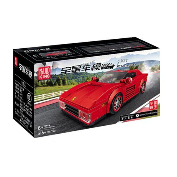 Mould King Kit di costruzioni: Mould King: Sportwagen Testarossa / 27012 – Nuovo e nell'imballaggio originale da Meisterschwanden venduto da Bigi1