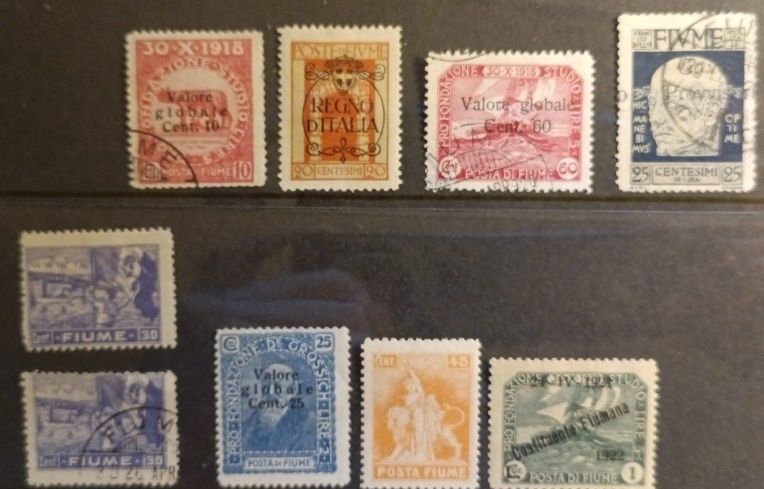 Alle Briefmarken: Lote sellos Fiume – Gebraucht aus Stein am Rhein von tom_fq6v