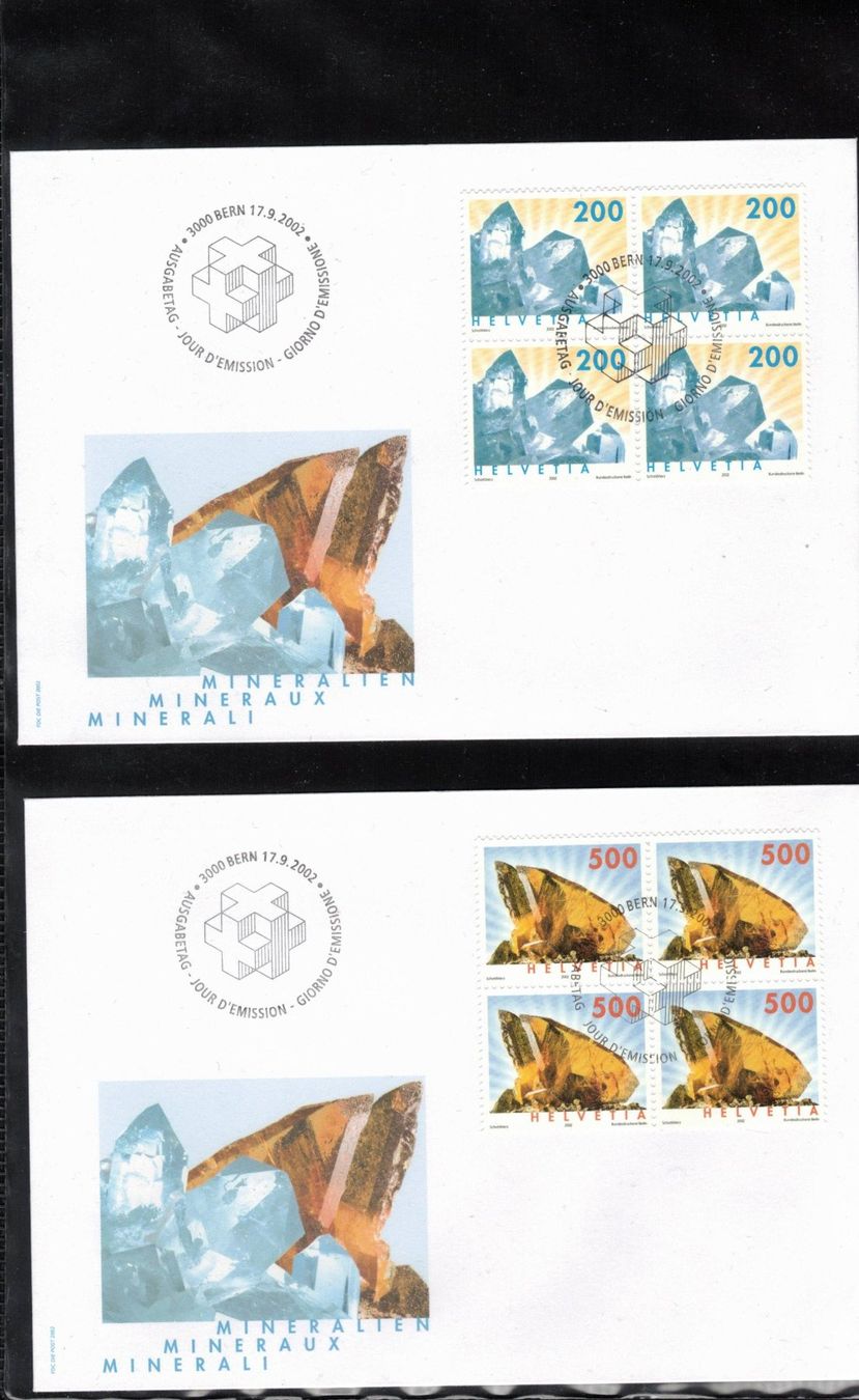 Tous les timbres: 2002 FDC  4 er Ausgabetag 2002 – Neuf (Voir description) à Rheinau par loxis