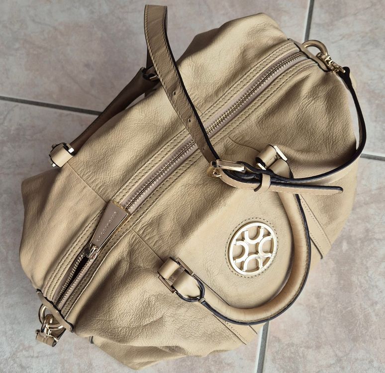 Sac à Main Vintage Coccinelle En Cuir Rose - Sac Porté épaule, Occasion En Très Bon état Général, Marque Italienne