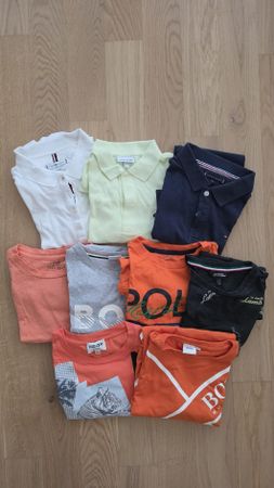 Marken Kleiderpaket T-Shirts Polos Grösse 152-164