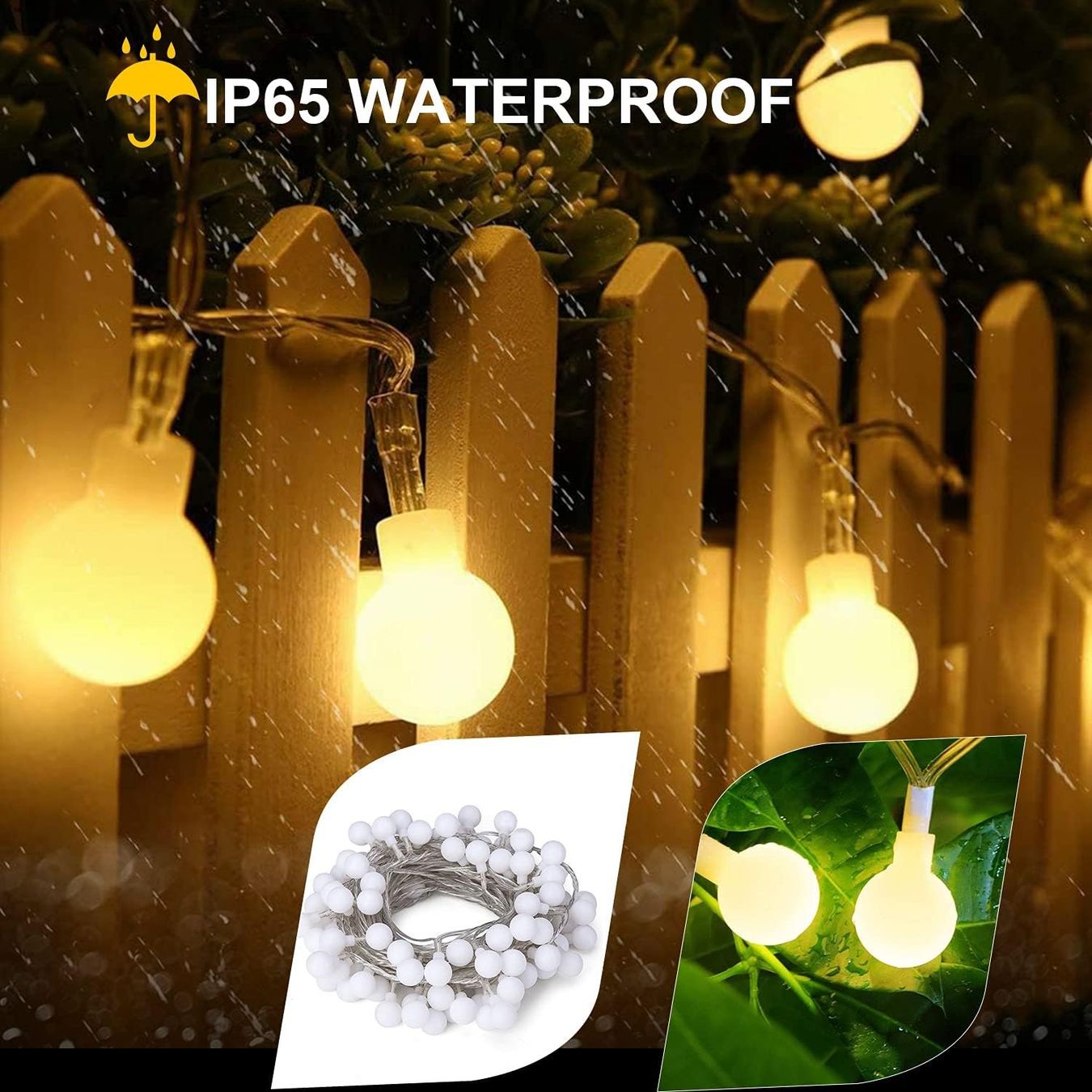 Ghirlande e barre luminose: LED Lichterkette Außen Batterie, 10.5M – Nuovo e nell'imballaggio originale da Nuglar venduto da SaleRitter 4