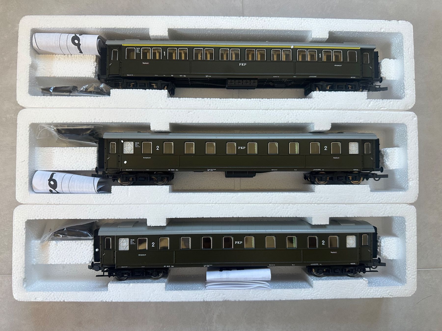 Roco Modellini di ferrovie: 3 Wagons Roco PKP – Nuovo (secondo la descrizione) da Val-d'Illiez venduto da valais1815ch