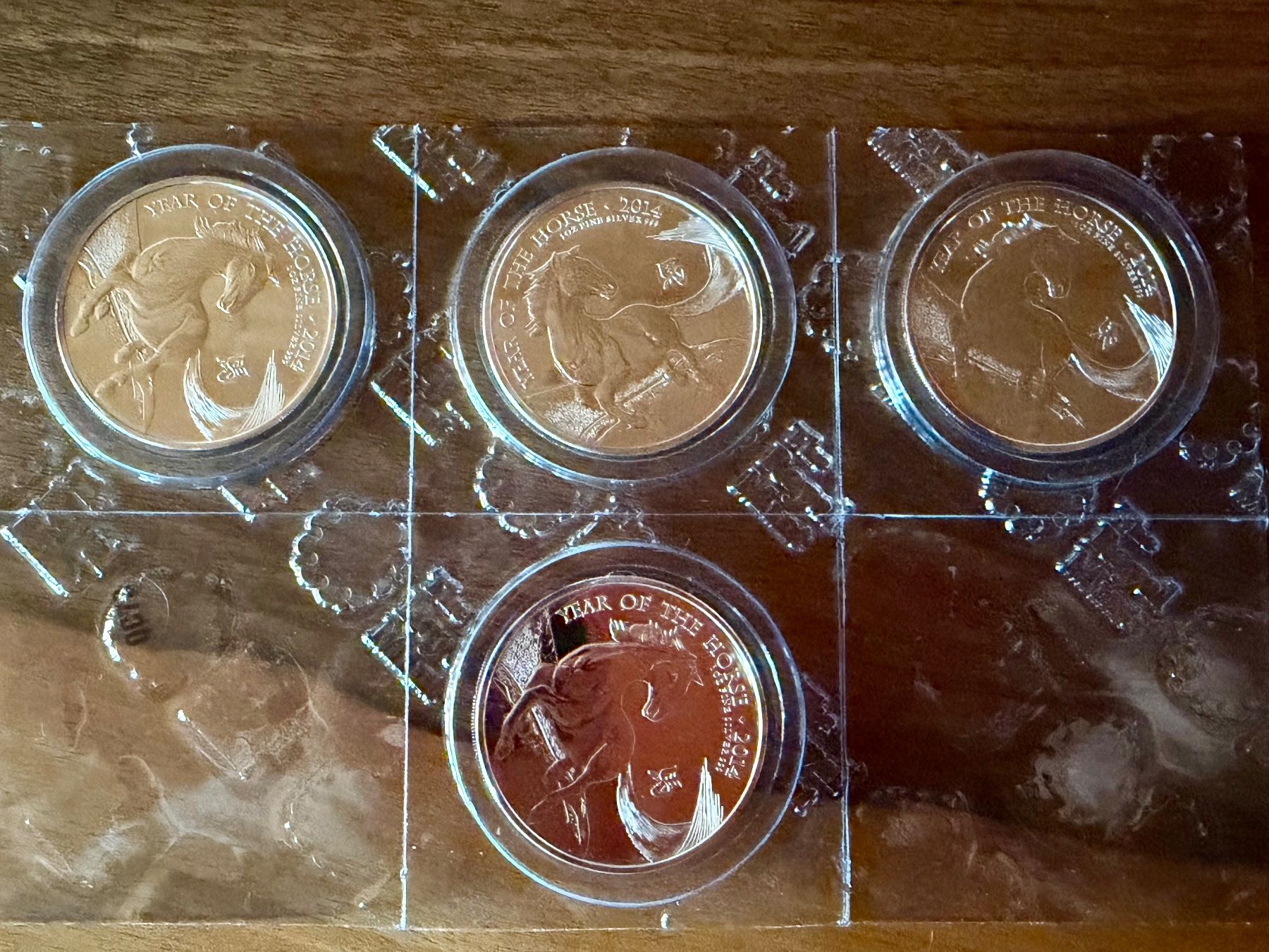 Tutti le monete: 1 Oz Lunar Horse 2014 Mule Error – Nuovo e nell'imballaggio originale da Stäfa venduto da Mpower0 3