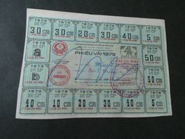 Vietnam 1979, Notgeldmarken/Rationierungsmarken