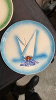 Assiette Nyon bateau voilier Teller Segelboot