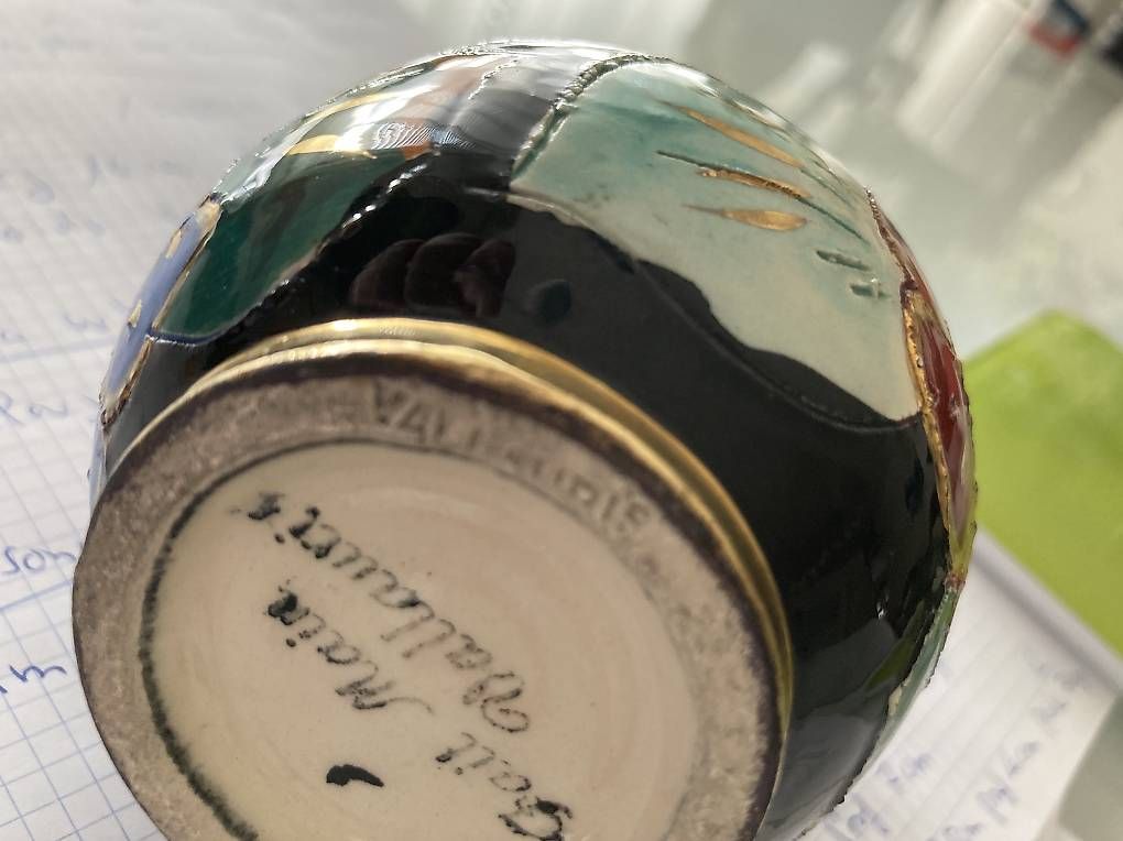 Vasi & Recipienti: Vase/pichet décoratif signé "Vallauris" – Usato da Bex venduto da IdaComina 3
