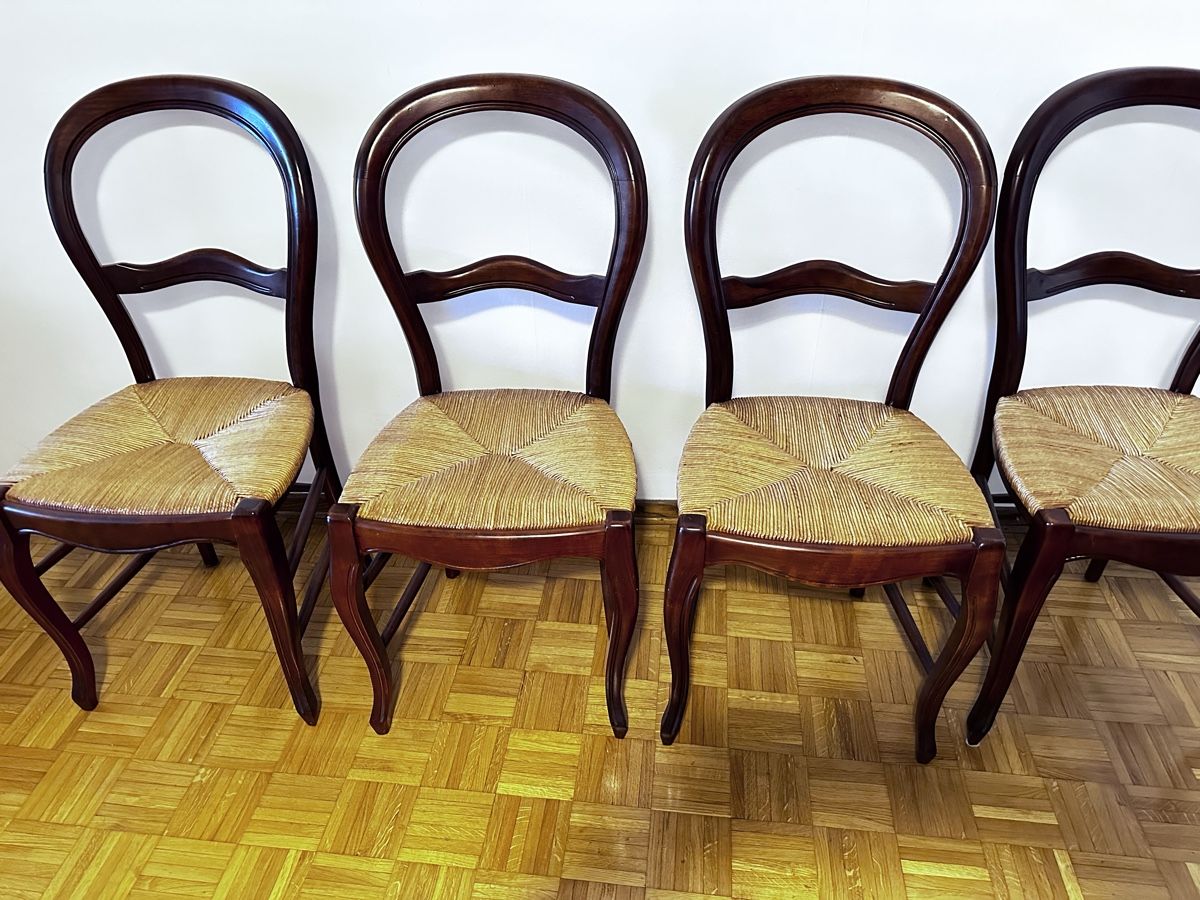 Sedie: 4 chaises en noyer – Usato da Veyrier venduto da VeyrierMan