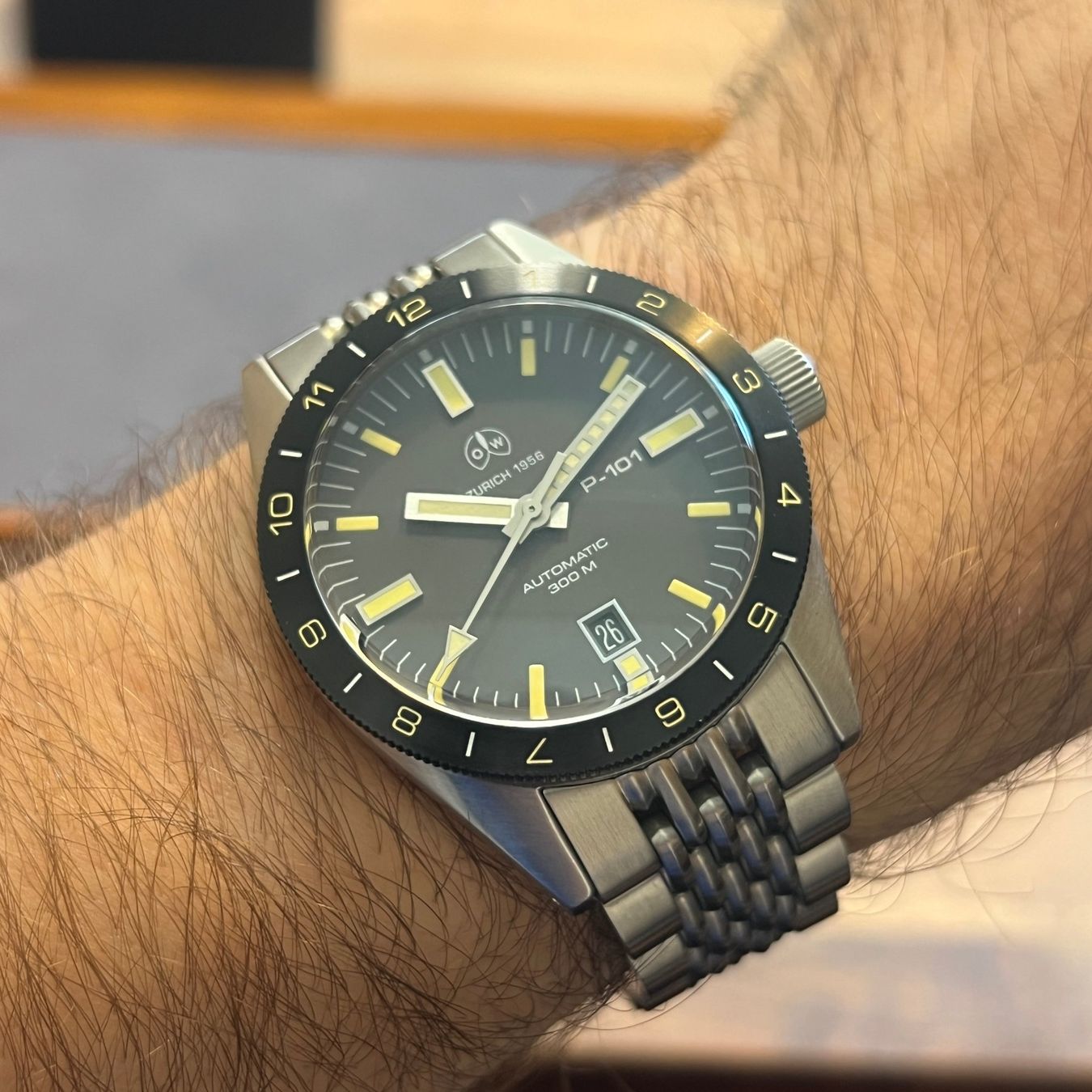 Orologi: FLASH SALE Ollech & Wajs Automatic Date Full Set OW P-101S – Usato da Carouge GE venduto da Watchaser 3