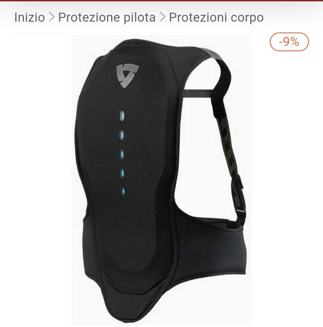 Protezioni & Imbottiture: protettore schiena per moto nuovo – Nuovo e nell'imballaggio originale da Curio venduto da janos07 3