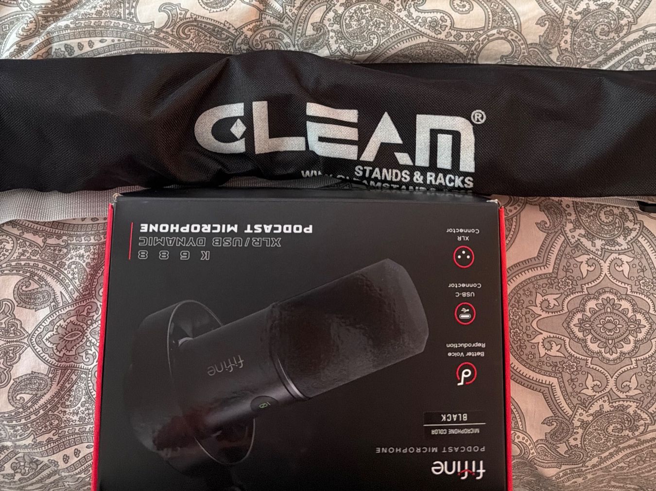 Microfoni: Micro Fifine K688 XLR/USB + trépied et câble XLR – Nuovo (secondo la descrizione) da Lausanne venduto da the_s9hs 3