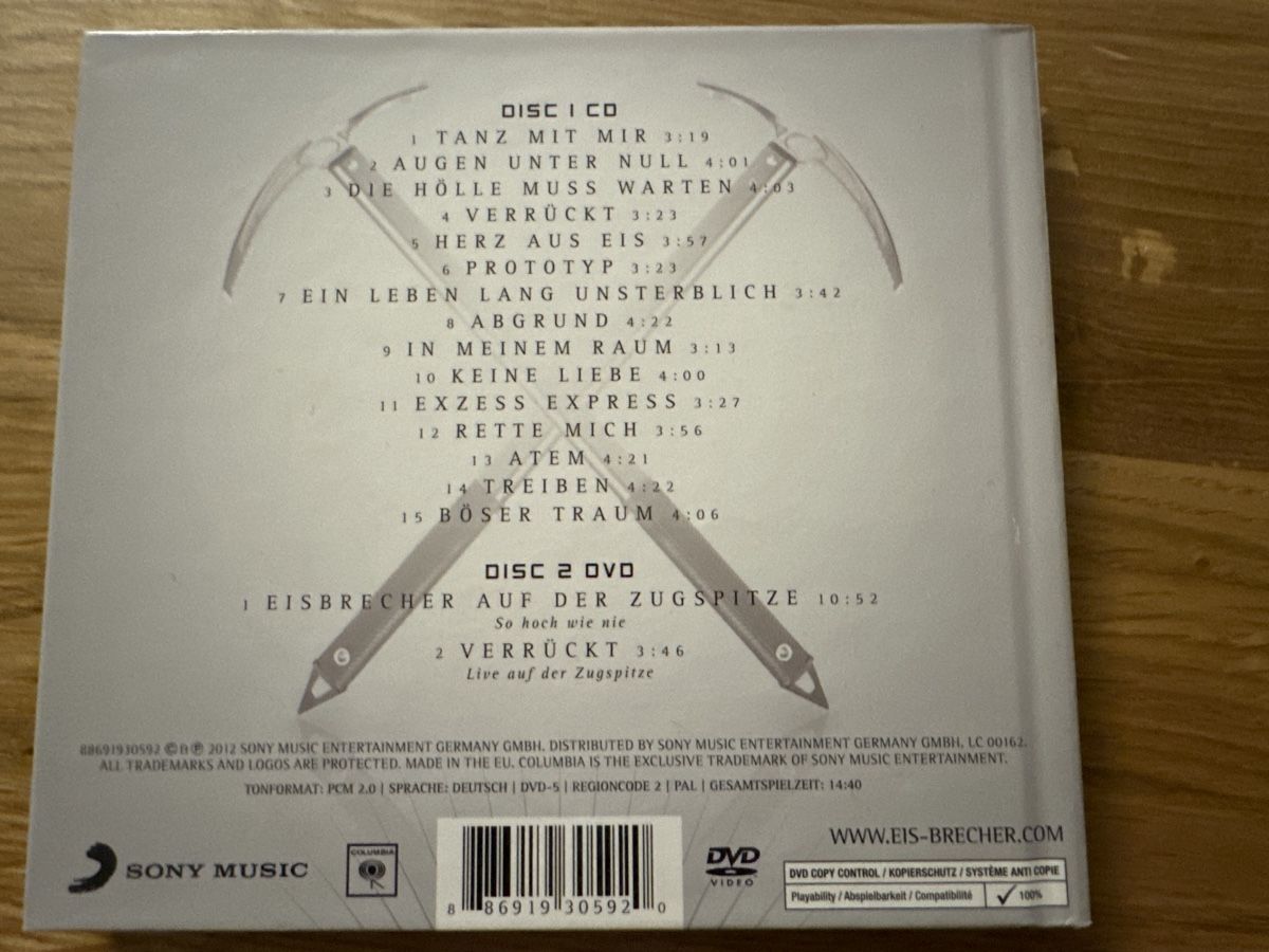 CD: Eisbrecher - Limited Deluxe Edition - Mit Bonus DVD – Usato da Muhen venduto da Kusi_ 1