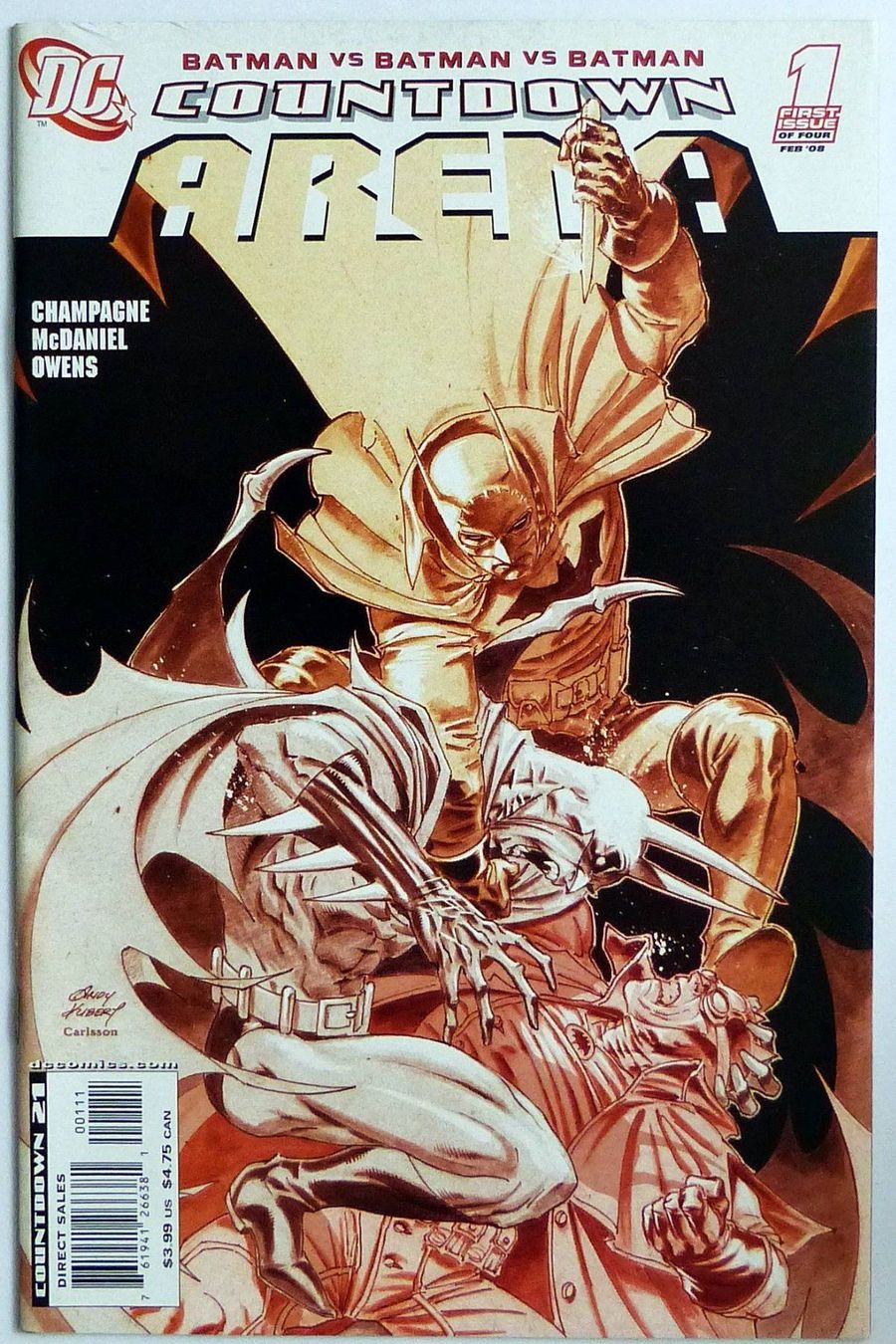 Fumetti: BATMAN VS. BATMAN COUNTDOWN ARENA COMPLETE 1-4 SERIE 2007 – Usato da Lugano venduto da YouWantUS 1
