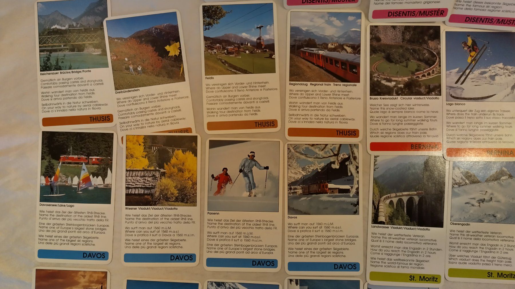 Giochi: Quartett - Rhätische Bahn / Graubünden / 36 Karten – Usato da Bellach venduto da JingleJerry 4