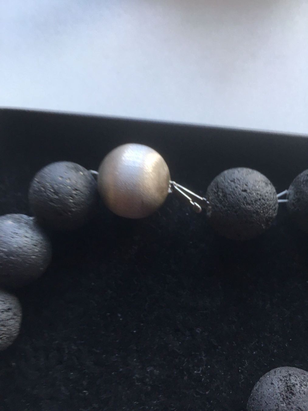 Catenine: Lavastein Kette mit 2 Paar Ohrstecker – Usato da Herzogenbuchsee venduto da ameise02 6