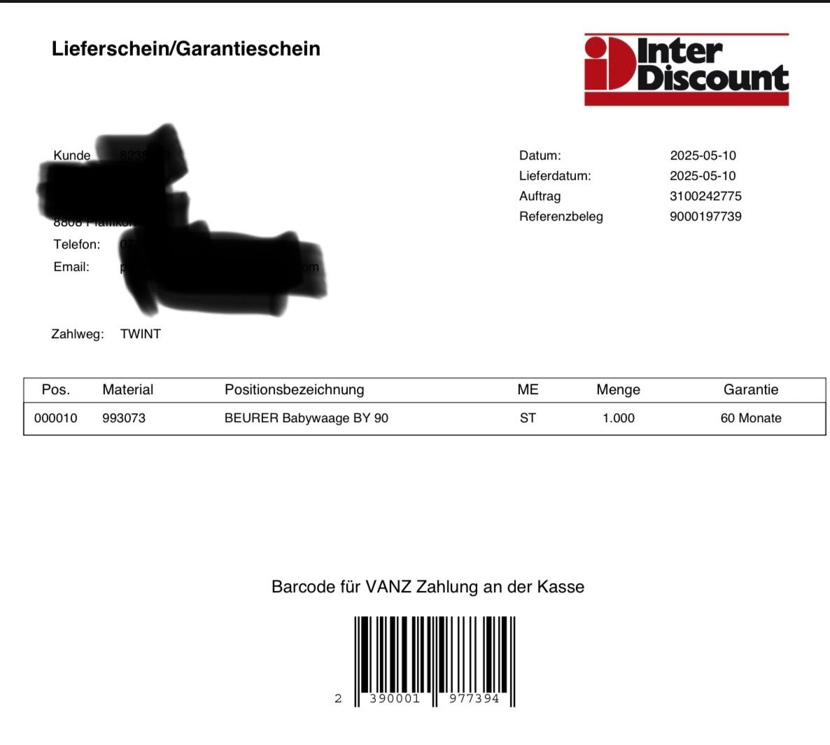Beurer Altri prodotti & accessori per la cura del neonato: BEURER Babywaage BY90 – Usato da Pfäffikon SZ venduto da pchaudha 1
