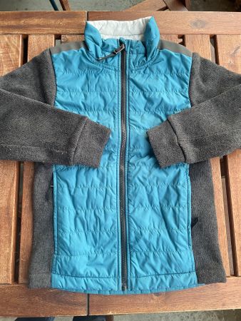 Didriksons Übergangsjacke petrol grau 120