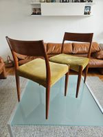 2x Danish Teak Stuhl Modell 77 Design N. Moeller Set 3 von 3
