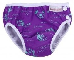 ImseVimse Badewindel/couche bain 4 - 6 kg Fish purple