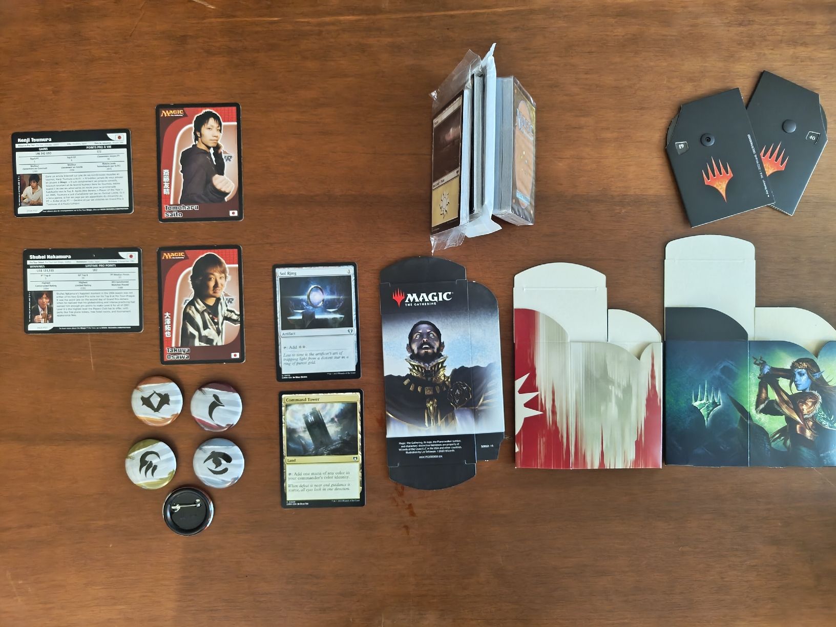 Magic The Gathering Carte collezionabili: MtG Magic lands pin's pro tour cards sol Ring command tower – Nuovo (secondo la descrizione) da Lausanne venduto da GeoTrouvetouBenF 1