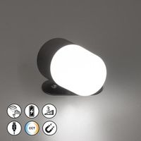 LED Aussen Wandleuchte Akku, 10 cm Länge