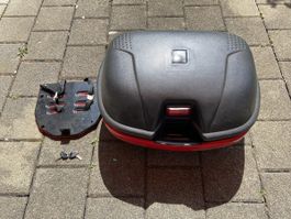 Topcase Motorradkoffer mit 2 Schluesseln & Montageplatte Som