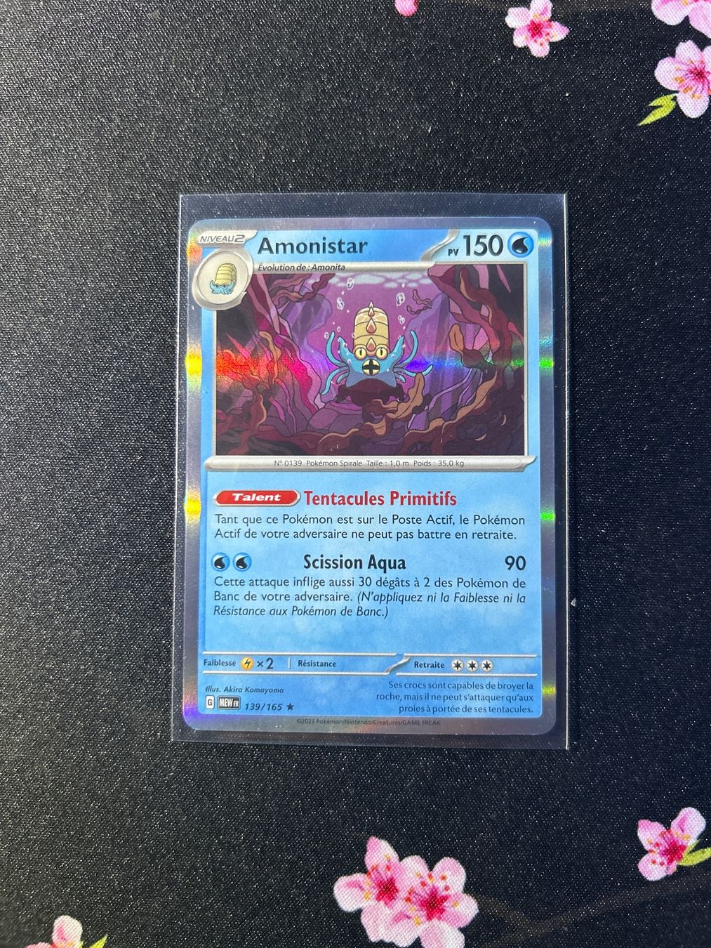 Pokémon Carte collezionabili: Pokémon Amonistar 139/165 FR HOLO – Nuovo (secondo la descrizione) da Montet (Broye) venduto da Jocksmock