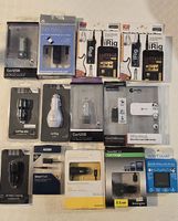 Lot de chargeurs USB voiture et autres adaptateurs