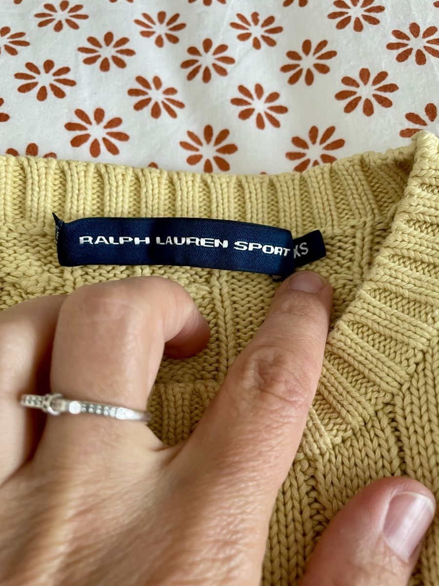 Ralph Lauren Maglioni & Felpe: RALPH LAUREN cable knit pullover XS/34 – Usato da Zürich venduto da Angela_Fashion_Lover 4
