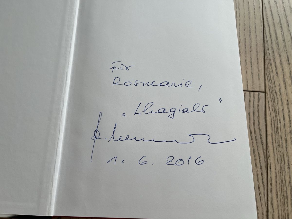 Libri: Reinhold Messner - Das Credo eines Grenzgängers "signiert – Usato da Romanshorn venduto da Apfelschuss 1
