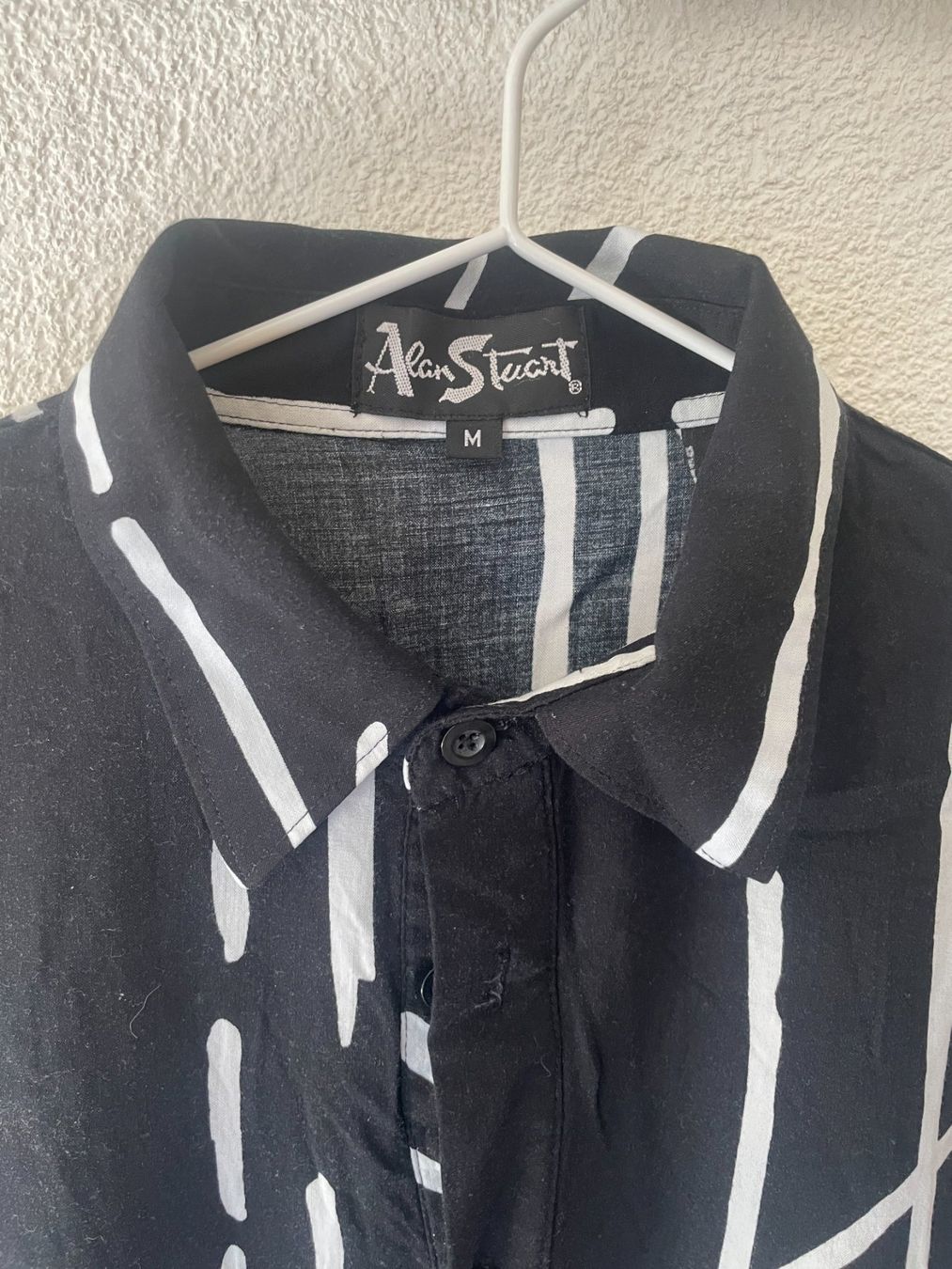 Magliette Polo: Vintage Black & white pattern polo size M – Usato da Lausanne venduto da amaury.h 1