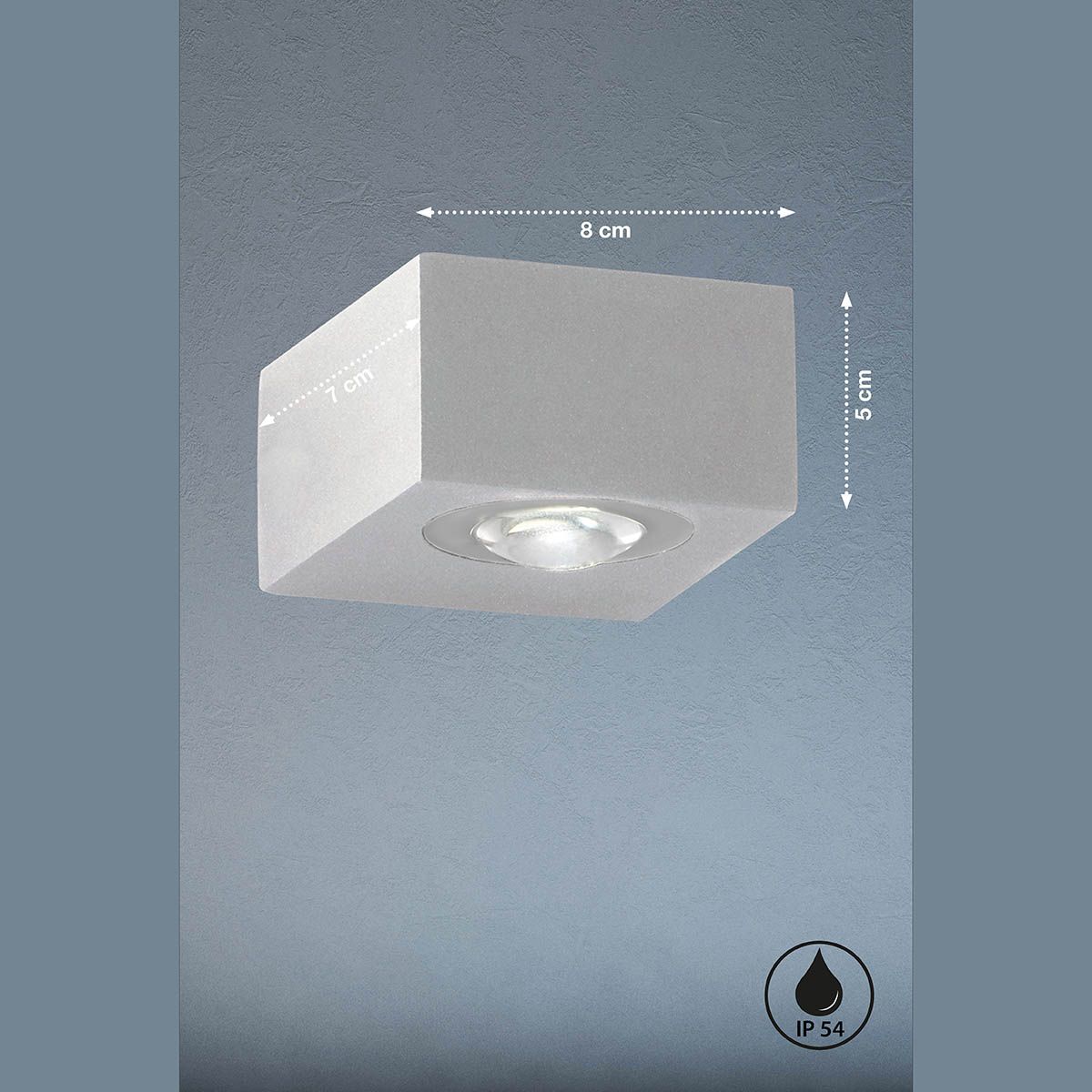 Lampade: LED Aussen Wandleuchte, 8 cm x 7 cm – Nuovo (secondo la descrizione) da Kreuzlingen venduto da Smart-Light 1