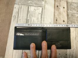 Portemonnaie Leder Schwarz Herren RFID Schutz Fabrikneu 💰