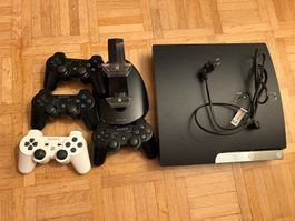Sony PlayStation 3 Konsole mit 4 Controllern und 11 Games