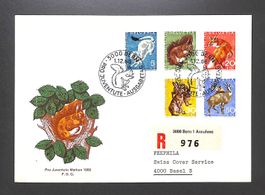 1966 FDC Pro Juventute (PRIVAT) Einschrieiben